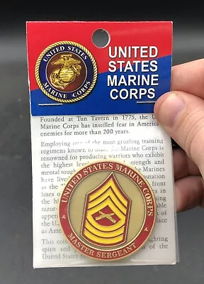 USMC Master Sergeant Challenge Coin/Token • $15