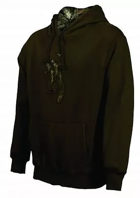 Browning Buckmark Camo Men's Hoodie - Brown Mossy Oak Camouflage Sweatshirt • $49.95