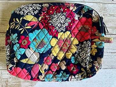 New Vera Bradley Large Cosmetic Case In Happy Snails • $65