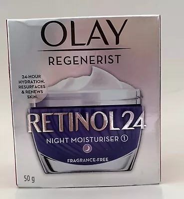 Olay Regenerist Retional24 Moisturising Night Cream - 50g. Fragrance Free. • $32.95