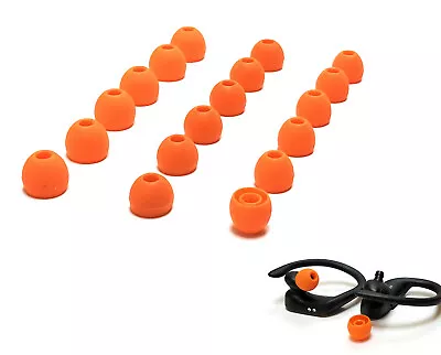 18 Pcs. ORANGE Earbuds Eargels For Beats Powerbeats-PRO Multi-sizes 6-each S/M/L • $9.65