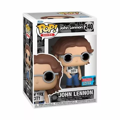 🔒Vaulted The Beatles John Lennon NYCC Shirt Festival Of Fun 2021 Pop Viny [240] • $32.95