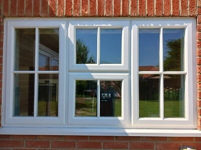 £60 • Buy White Double-glazed UPVC 3-pane Casement Window 180x103cm (pickup Only)