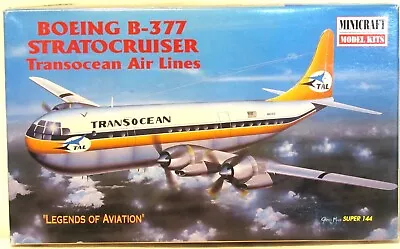 Minicraft #14466 Boeing B-377 Stratocruiser Transocean Air Lines 1:144 New-Open • $12