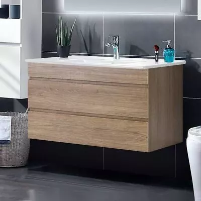 Bathroom Vanity Cabinet Medicine Storage Bathroom Sink Wall Mounted Wash Basin • $468.95