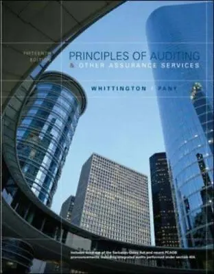 $6 • Buy Principles Of Auditing And Other Assurance Services