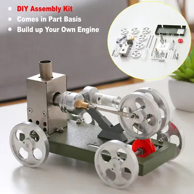 DIY Assembly Stirling Engine Car Model Toy Mini Build-up Hot Air Generator Motor • $59.99