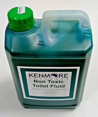 Green Toilet Fluid 2.5Ltr Perfumed Eco Friendly Chemical Toilet Cassette • £12.99