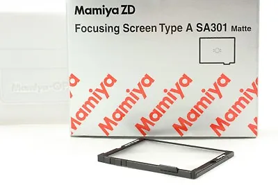 BOXED UNUSED / Mamiya ZD Focusing Screen Type A SA 301 Matte From JAPAN • $39.99