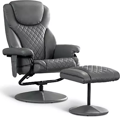 Recliner With Ottoman Reclining Chair With Massage 360 Swivel Living Room Chai • $328.95