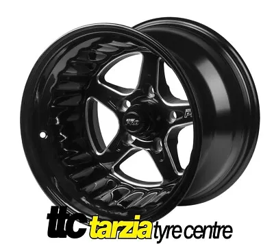 Street Pro Ll 15 X 10 Inch Holden Chev Bolt 5 X 4.75 4.5 Inch Back Space Black • $651