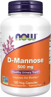 D-Mannose 500 Mg120 Veg Capsules FREE SHIPPING • $39.90