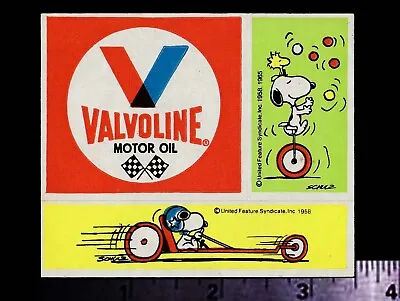 VALVOLINE Motor Oil - Original Vintage 1960's 70's Racing Decals/Stickers NHRA A • $5.50