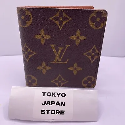 LOUIS VUITTON Monogram Porte Billets Cult Blue Pass Case M60905 LV Auth /160 • $132