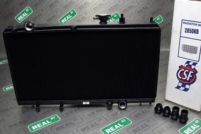 CSF Black Full Size K-Swap Radiator 92-00 Civic EG EK 94-01 Integra DC K20 • $399