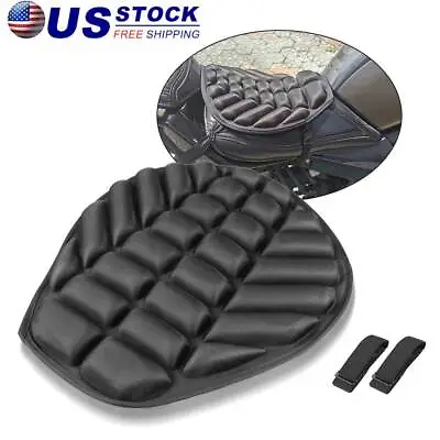 Motorcycle Comfort Seat Cushion Gel Shock Absorb Pad For Cruiser Bobber Chopper • $18.98