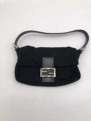 Vintage Fendi Black Baguette Satchel • $131.50