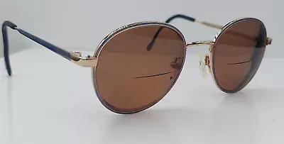 Vintage Charmant 7612 Gold Oval Metal Sunglasses Japan FRAMES ONLY • $68