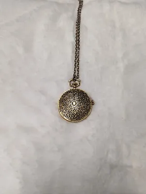 Vintage Gold Tone Perfume Locket • $15