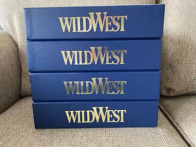 Vintage Wild West Magazine Storage Container  Case Holder Sleeve Set Of 4 • $29.95