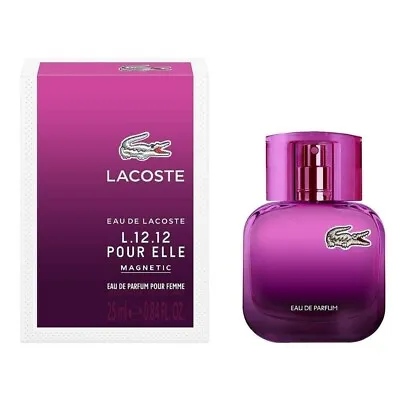 Lacoste L.12.12 Magnetic Poue Elle  Eau De Parfum 25ml EDP Spray - Brand New • £29.49
