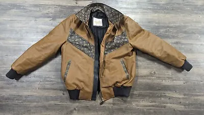 Louis Vuitton Dapper Dan Style Custom Leather Jacket • $3095