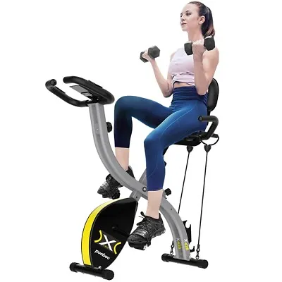 Exercise Bike Upright Stationary Cycling Bicycle Cardio Fitness Workout Bike New • $155.99