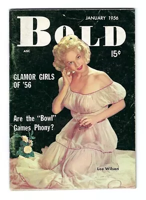 Bold Magazine Jan 1956 Lee Wilson FC Mara Corday BC Diane Ladd CF • $8