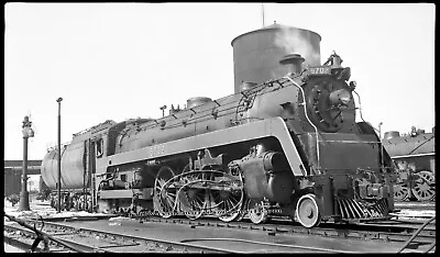 CNR Steam Loco #5702 Toronto Ont. Mar. 1959 Original 616 Size B&W Negative • $6.56
