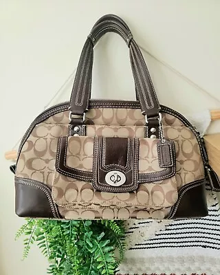 Coach Dome Vintage Style Satchel Shoulder Bag Handbag Purse  • $118