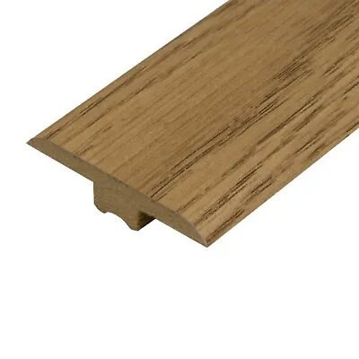 Laminate Floor MDF T Section Transition Bar Profile Threshold Strip ENHANCED OAK • £1.99