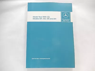 Service Manual 1988 Mercedes-Benz 107 124 126 And 201 • $24.95