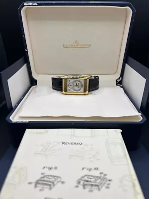 Jaeger-LeCoultre Reverso Duoface Yellow Gold Silver Dial 270.1.54 • $10800