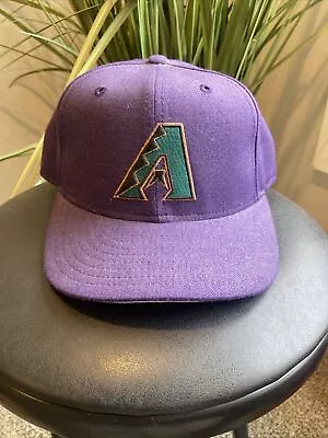 Vtg New Era Arizona Diamondbacks 59FIFTY Hat Fitted Size 7 1/4 Wool USA Baseball • $23.99