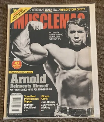 ARNOLD SCHWARZENEGGER/Weider Tribute MuscleMag Bodybuilding Magazine July 2013 • $29.99