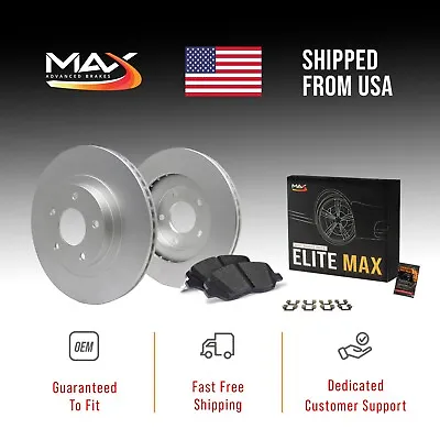 Rear Geomet Brake Rotors + Pads For 2004-2013 Mazda 3 2010-2013 Mazda 3 Sport • $91.95