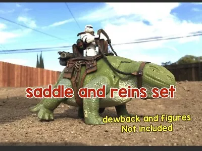 Dewback Saddle And Reins Custom Replacement For Vintage 1979 Star Wars Figure • $26