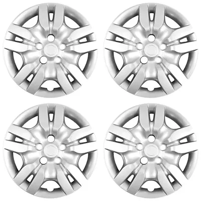 16' Bolt-on Silver Wheel Cover Hubcaps For 2009-2012 Nissan Altima • $57.09