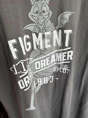 Disneyland Walt Disney Figment Orig Dreamer Epcot 1983 Size 2XL XXL  Tshirt • $19.99