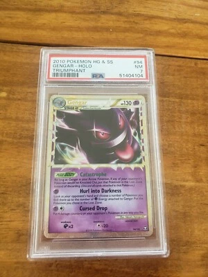 $70 • Buy Pokemon Gengar Prime HGSS Triumphant Ultra Rare Holo #94 PSA 7
