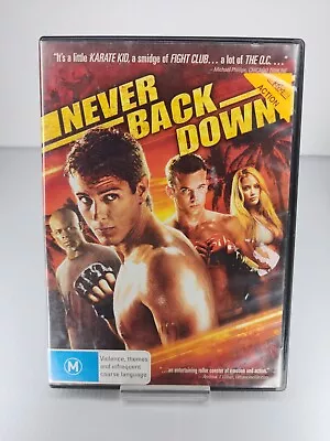 Never Back Down DVD 2008 Amber Heard Djimon Hounsou Sean Faris Evan Peters Lesl • $15