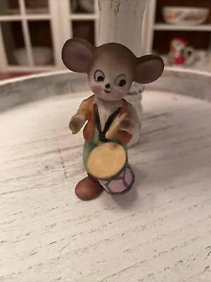 Vintage Lefton Mouse Playing The Drums! • $12