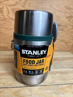 Stanley Food Jar With Spork And Dry Storage - 18oz Vacuum Thermos Camping Lunch • $14.99