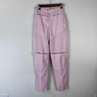 Vintage 80s Pink Denim Jean Pants Womens 24 Waist Made Exclusively For Deb • $24.50