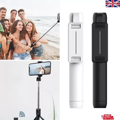 Telescopic Selfie Stick Bluetooth Monopod Tripod Phone Holder For Samsung IPhone • £6.99