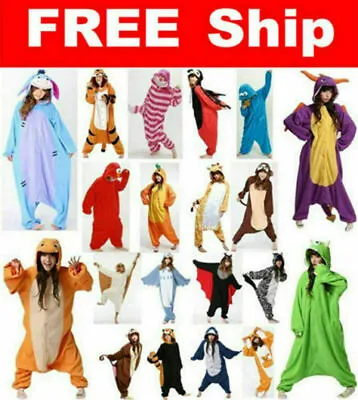 Unisex Adult PajamasAnime Cosplay Costume Animal  Sleepwear Xmas • $38