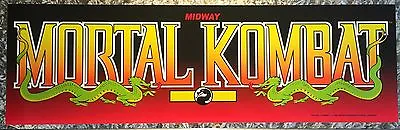 Mortal Kombat Arcade Marquee 26 X8  • $22.95