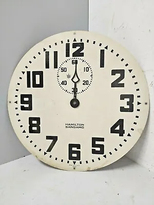 Vintage Hamilton Sangamo Clock Dial  • $24.99