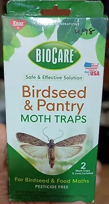 Enzo BioCare Birdseed & Pantry Moth Traps (2-Pack) Pesticide Free Made In USA • $4.98