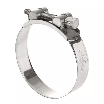 Tridon T-Bolt Hose Clamp 60mm 63mm All Stainless Solid Band 10pk • $132.20